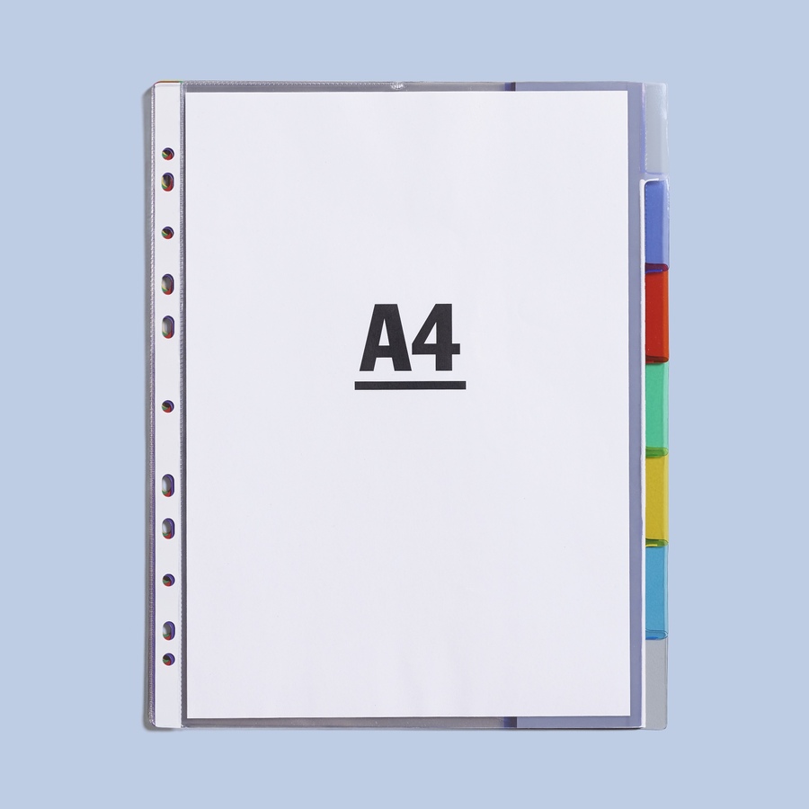 All Round Pocket Index - 7 Separate Sections